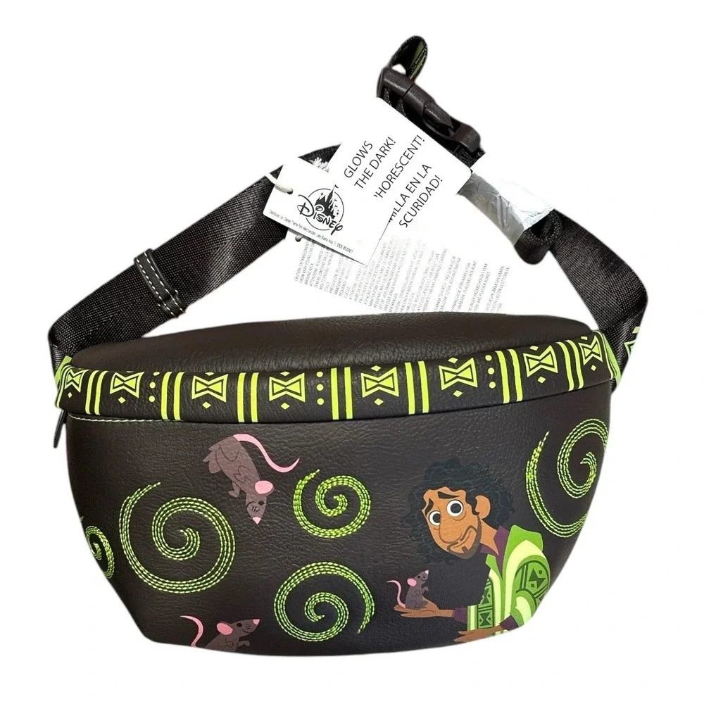 Disney Parks Loungefly Don't Talk About Bruno Encanto Glow Belt Bag Fanny Hip